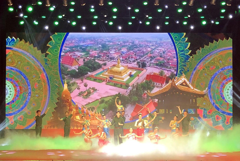 Lễ kỷ niệm 60 năm Ngày thiết lập quan hệ ngoại giao Việt Nam-Lào tại Hà Nội.