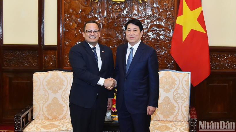 Chủ tịch nước Lương Cường đã tiếp Đại sứ đặc mệnh toàn quyền Cộng hoà Dominicana Jaime Francisco Rodriguez. 