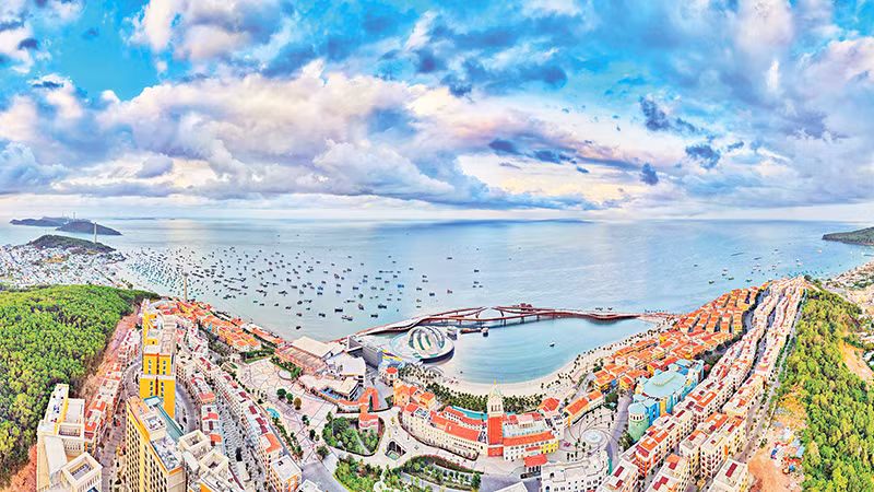 Một góc phường An Thới, thành phố Phú Quốc.