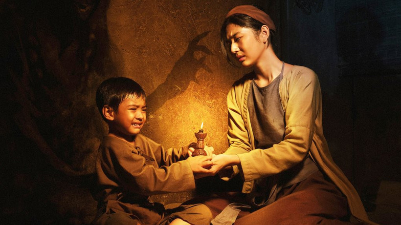 Cảnh trong phim “Ðèn âm hồn”.
