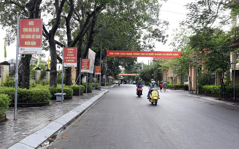 Diện mạo đổi thay ở xã Ninh Mỹ, huyện Hoa Lư, tỉnh Ninh Bình. (Ảnh Hoàng Hiệp)