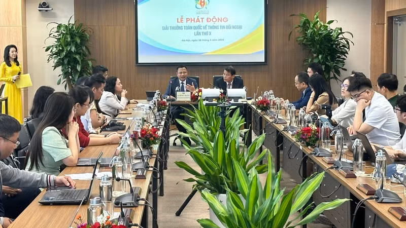 Lễ phát động Giải thưởng toàn quốc về thông tin đối ngoại lần thứ X.