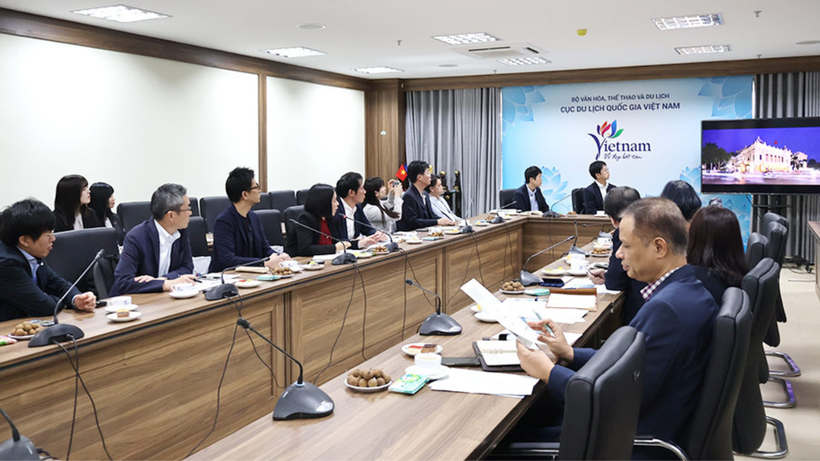 Quang cảnh buổi làm việc. (Ảnh: TITC)