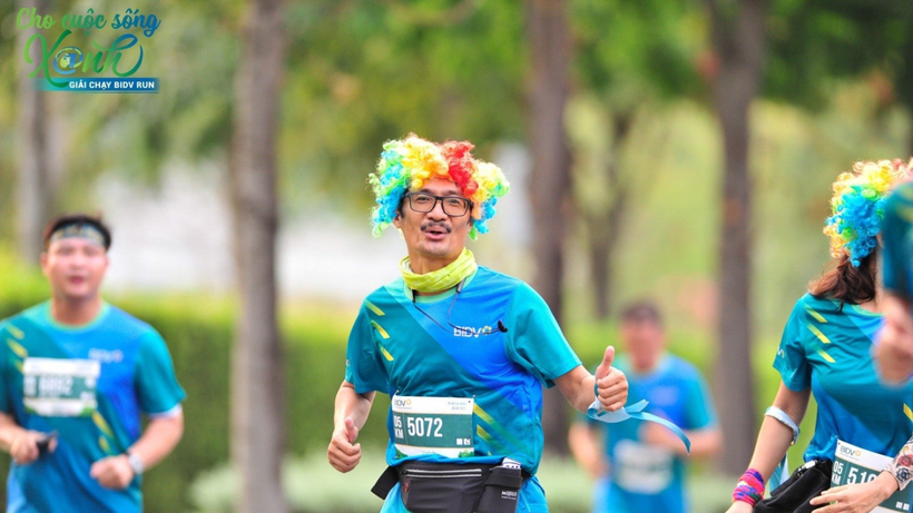 Giải chạy bộ trực tuyến “BIDV Run - Cho cuộc sống xanh”.