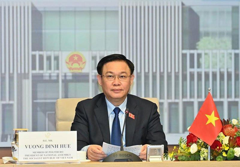 Chủ tịch Quốc hội Vương Đình Huệ.