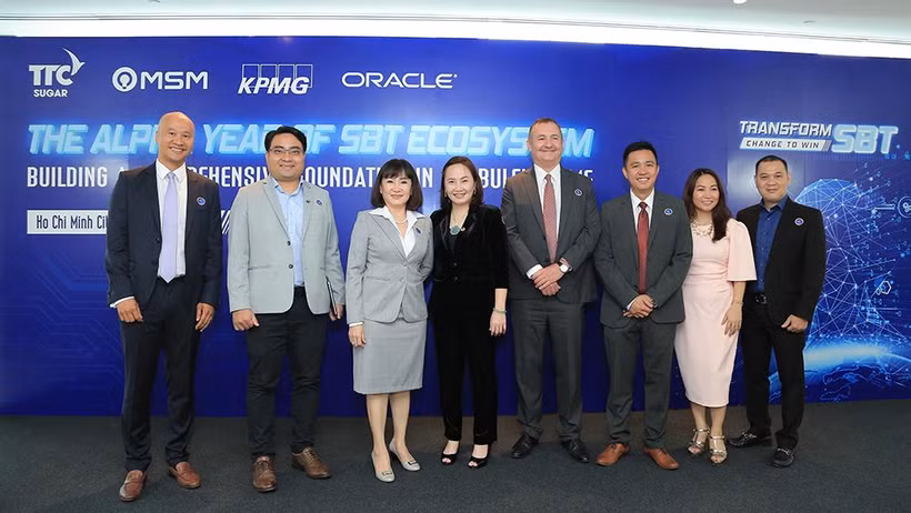 Lãnh đạo cấp cao của SBT, KPMG, Oracle, MsM tại sự kiện
