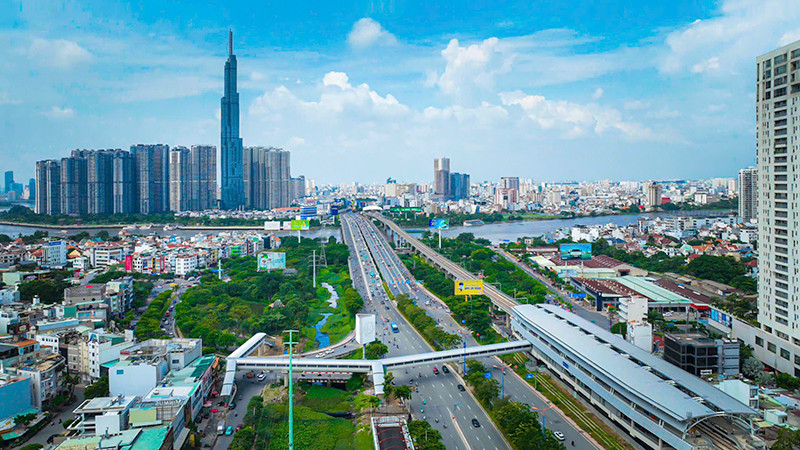 Thành phố Hồ Chí Minh được mệnh danh là thành phố năng động và tràn đầy sức sống. Ảnh: Hoàng Triều