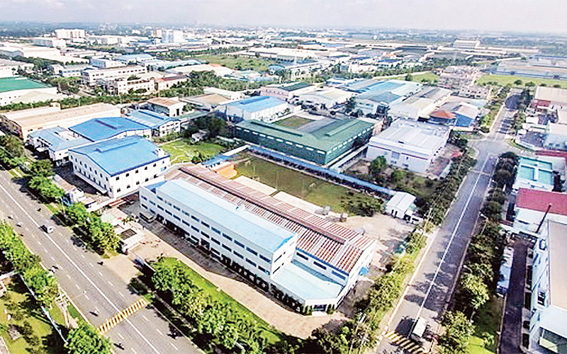 Một góc khu công nghiệp Phú Hội, huyện Đức Trọng, Lâm Đồng. (Ảnh M.V.B)