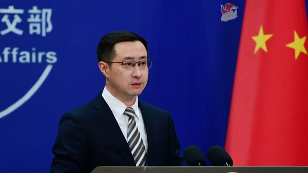 Người phát ngôn Bộ Ngoại giao Trung Quốc Lâm Kiếm. (Ảnh: fmprc.gov.cn)