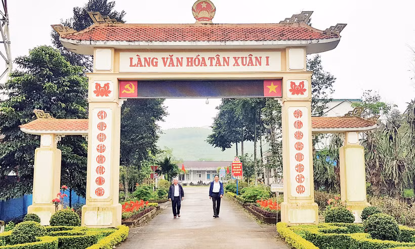 Thôn thông minh Tân Xuân 1, xã Cam Thành thuộc huyện nông thôn mới Cam Lộ.
