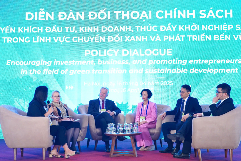 Trong khuôn khổ diễn ra Phiên thảo luận: Hợp tác thúc đẩy khởi nghiệp sáng tạo chuyển đổi xanh và phát triển bền vững 