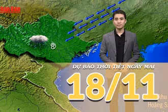 [Video] Dự báo thời tiết đêm nay và ngày mai 18/11/2025: Không khí lạnh cường độ mạnh tràn xuống, Bắc Bộ chuyển rét từ đêm nay