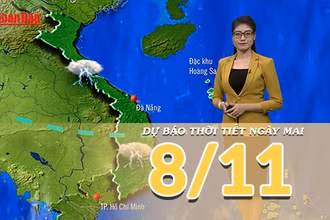 [Video] Dự báo thời tiết đêm nay và ngày mai 8/11/2025: Trung Bộ tiếp tục có mưa lớn