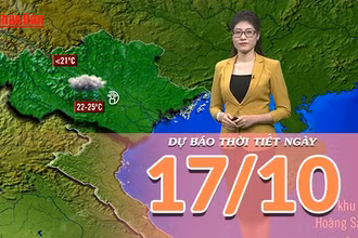 [Video] Dự báo thời tiết ngày 17/10/2025: Mưa dông tiếp diễn tại Trung Bộ