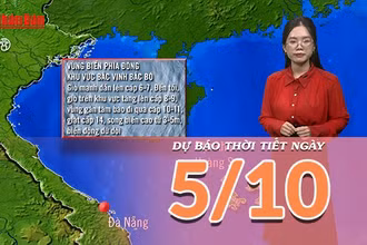 [Video] Dự báo thời tiết ngày 5/10/2025: Bão số 11 áp sát Vịnh Bắc Bộ