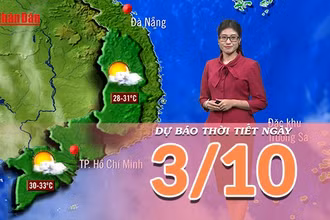 [Video] Dự báo thời tiết ngày 3/10/2025: Bão Matmo đi vào Biển Đông trong ngày hôm nay