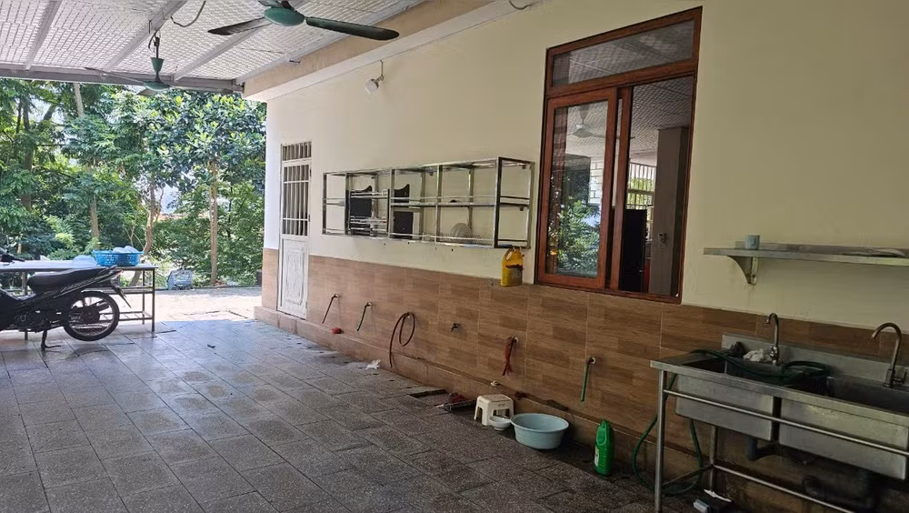 Khu bếp nơi xảy ra sự việc. 