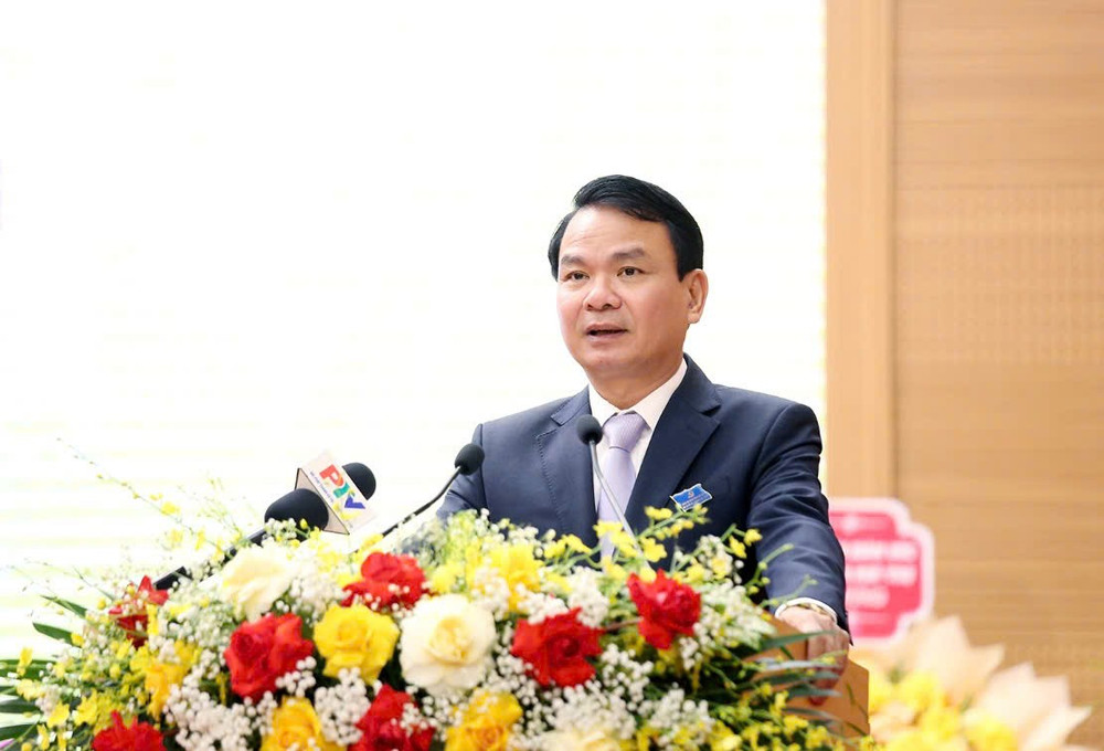 Bí thư Tỉnh ủy Đặng Xuân Phong phát biểu chỉ đạo tại Đại hội. z6858968117751-0dfa374e8f83abc655c792673ca0e18e.jpg
