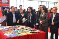 Phó Chủ tịch nước Võ Thị Ánh Xuân kiểm tra công tác chuẩn bị tổ chức Đại hội Thi đua yêu nước toàn quốc lần thứ XI.