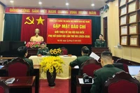 Toàn cảnh cuộc gặp mặt báo chí. 