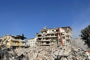 Khu vực hứng chịu động đất tại Antakya, thủ phủ tỉnh Hatay. (Ảnh: TTXVN)