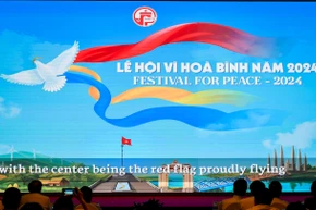 Quang cảnh buổi họp báo công bố chương trình Lễ hội Vì hòa bình 2024. Ảnh: Thành Đạt.