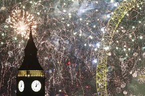 [Ảnh] Mãn nhãn "tiệc pháo hoa" đón năm mới tại châu Âu