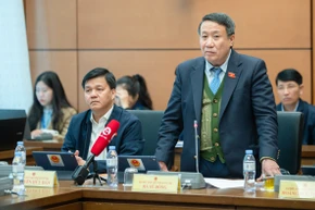 Đại biểu Quốc hội Hà Sỹ Đồng góp ý vào dự thảo Quy hoạch tổng thể quốc gia trong phiên thảo luận Tổ sáng 6/1.
