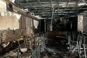 Hiện trường vụ cháy.