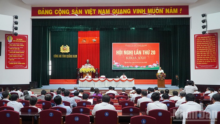 Quang cảnh Hội nghị Tỉnh ủy lần thứ 20, khóa XXII. ndo_br_4.jpg