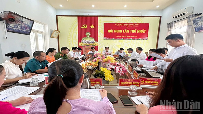 Ban Chấp hành Đảng bộ xã Tam Hải tổ chức Hội nghị lần thứ nhất. ndo_br_7.jpg