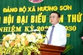 Đồng chí Trần Cẩm Tú phát biểu tại đại hội.