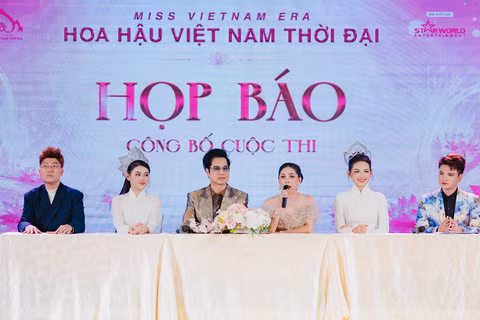 Công bố cuộc thi Hoa hậu Việt Nam Thời đại 2026. (Ảnh: Ban tổ chức)