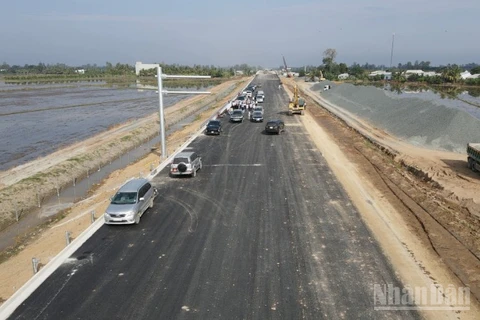 Tuyến cao tốc qua tỉnh An Giang.