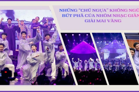 Những “chú ngựa” không ngừng bứt phá của nhóm nhạc giành giải Mai Vàng