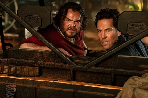 Đôi bạn thân ngoài đời Jack Black và Paul Rudd. (Ảnh: Galaxy Studio)