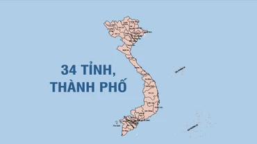 [Infographic] 34 tỉnh, thành phố trên cả nước từ ngày 12/6/2025