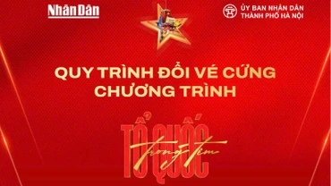 Quy trình đổi vé cứng concert "Tổ quốc trong tim"