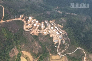 Khu vực tái định cư hỗ trợ di chuyển dân thuộc dự án bố trí, sắp xếp dân cư vùng thiên tai bản Pá Hậu.