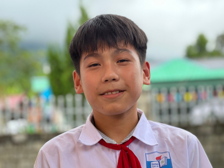 Em Lương Anh Khang, học sinh dân tộc Thái, lớp 7, Trường trung học cơ sở Bát Mọt, Thanh Hóa. 5thz7115942638936-14a6dff48f84ad1fa1d44311f6a97f8b.jpg