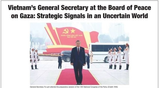 Bài viết đăng trên tờ Thời báo Washington số ra ngày 19/2. (Ảnh: TTXVN)