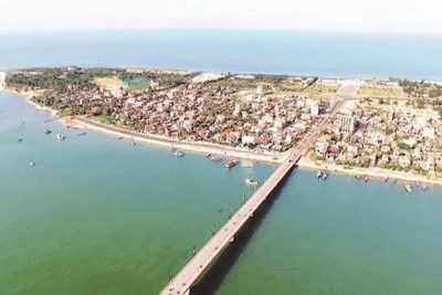 Một góc bán đảo Bảo Ninh, phường Đồng Hới, tỉnh Quảng Trị.