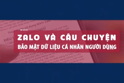 Zalo và câu chuyện bảo mật dữ liệu cá nhân người dùng.