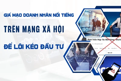 Giả mạo doanh nhân nổi tiếng trên mạng xã hội để lôi kéo đầu tư.