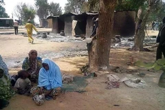 Những ngôi nhà bị phá hủy sau một vụ tấn công tại làng Kawuri, bang Borno, Nigeria. (Ảnh minh họa: Getty Images/TTXVN).