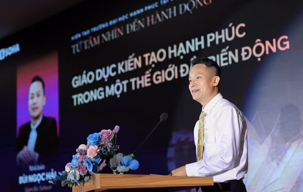 Ông Bùi Ngọc Hải, Giám đốc Soha.vn phát biểu đề dẫn tại hội thảo.