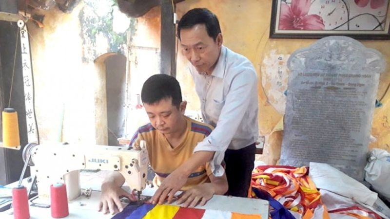 Chăm lo vấn đề việc làm cho người khuyết tật là cách thức hiệu quả nhất giúp họ hòa nhập cộng đồng nhanh, bền vững. (Ảnh: PV)