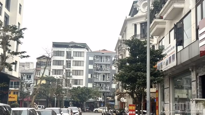 Một góc khu đô thị trên địa bàn phường Gia Lâm, khu phía đông Hà Nội. (Ảnh: HNV)