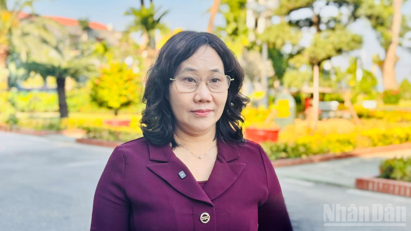 Cục trưởng Cục Thống kê Nguyễn Thị Hương. (Ảnh: HNV)