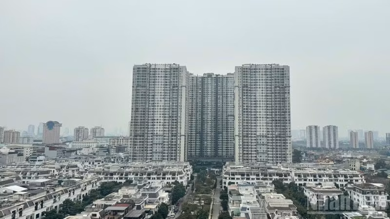 Một góc khu đô thị phía tây Hà Nội. (Ảnh: HNV)